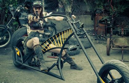 Custom Chopper Bike