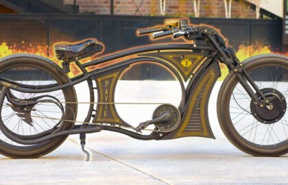 Unique Custom eBike made with scrap